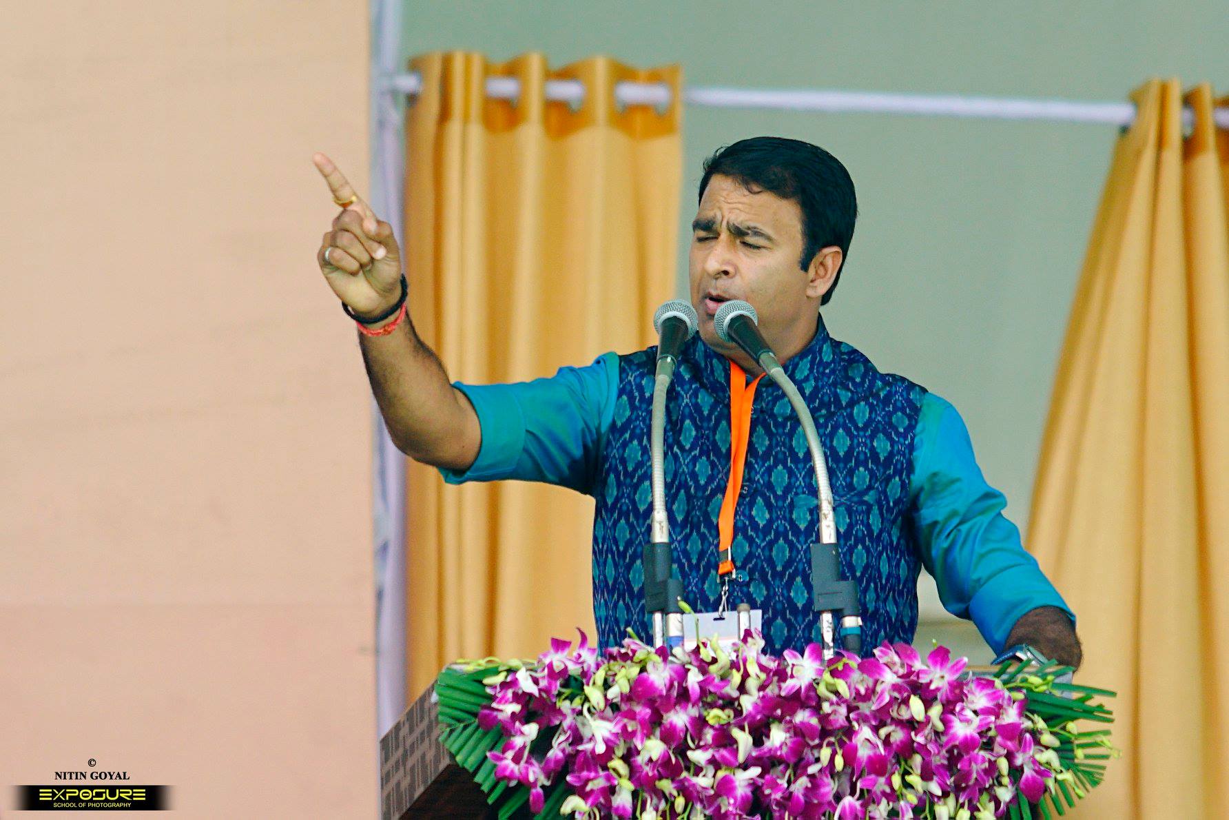 Former Sardhana MLA Roars at BJP's Vijay Sankalp Rally in Meerut, Energizes Party Workers